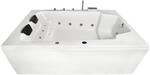 Basera&reg; BASIC Indoor Whirlpool Badewanne XXL Milos 190 x 120 cm f&uuml;r 2...