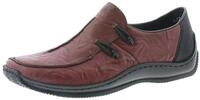 Rieker L1751 Damen - Slippers & Mokassins rot Kombi, 36 EU