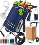 KESSER&reg; Einkaufstrolley klappbar mit 56L Kapazit&auml;t und belastbar bis 50kg | 3in1