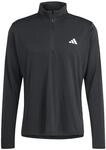 adidas Herren Train Essentials Training 1/4-Zip Long Sleeve Tee, Black, XXL