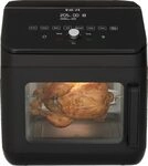 Instant Hei&szlig;luftfritteuse Ofen 13L mit XXL Fassungsverm&ouml;gen, 9 Programmen und