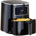 alpina Airfryer 4.5L - Hei&szlig;luftfritteuse 1-4 Personen - Air Fryer mit digitalem