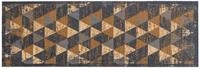 Astra rutschfeste K&uuml;chenl&auml;ufer innen - Dreiecke grau-braun 50 x 150 cm...