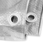 0,61&euro;/m&sup2; 4 x 5 meter (20qm) 120g/qm Gewebe Schutzplane Wasserdicht Abdeckplan