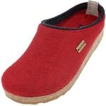 HAFLINGER Grizzly Kris Filzpantoffel Hausschuh Filzclog Paprika, Gr. 35