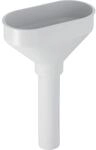 Geberit Trichter oval in PP ohne Rand weiss H: 27 cm 152378111