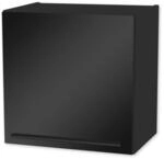 Jazz Moderner H&auml;ngeschrank K&uuml;che in Schwarz matt - Ger&auml;umiger K&uuml;chenschrank...