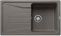 BLANCO SONA 5 S | Granitsp&uuml;le aus SILGRANIT vulkangrau | Einbauart: Einbau von Oben