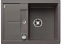 BLANCO METRA 45 S Compact | Granitsp&uuml;le aus SILGRANIT vulkangrau | Einbauart: Einbau
