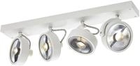 SLV KALU CW, Indoor Wand- und Deckenaufbauleuchte, quad, QPAR111, wei&szlig;, 4x75W