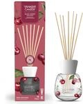 Yankee Candle Signature Diffusor mit Rattanst&auml;bchen | Black Cherry | 100ml | bis zu