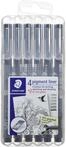 STAEDTLER 308 SB6P Filzstift, Schwarz, 6er Pack