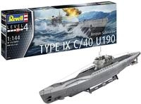 Revell Modellbausatz I German Submarine Type IX C/40 (U190) I Detailreicher Level 4
