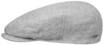 Stetson Just Linen Flatcap Schirmm&uuml;tze Uni einfarbig Made in EU Damen und Herren