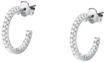 CHRIST Damen-Creolen 925er Silber, recycelt Zirkonia 15, Silber 89080509