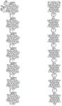 CHRIST Damen-Ohrh&auml;nger 925er Silber, recycelt Zirkonia One Size 89080631