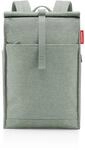 reisenthel urban rolltop backpack twist sage - urbaner und stylischer Rucksack,