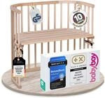 babybay Original Beistellbett aus massivem Buchenholz / kompakt & verwandelbar /