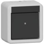 Gira Wippschalter Kreuz WG AP Grau 310730