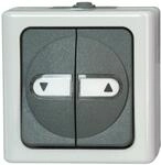 Kopp 560956012 Blue Electric - Jalousietaster mit Umkehrsperre grau