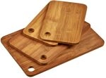 KESPER | Schneidebretter 4tlg. Set, Material: Bambus, Ma&szlig;e: Gro&szlig;: 33 x 23 x 1 cm,