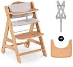 hauck Beta+, Natur - Mitwachsendes Kinderhochstuhl Set ab 6 Monaten bis 90 kg mit