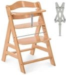 hauck Alpha+ Mitwachsender Hochstuhl Baby ab 6 Monaten bis 90 kg, Natural