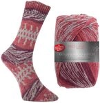 Pro Lana Fjord Socks Farbe 193, Sockenwolle musterbildend, Wolle Norwegermuster zum