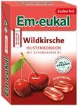 Em-eukal Hustenbonbons Wildkirsche Box Minis, Zuckerfrei & ohne Laktose, mit...