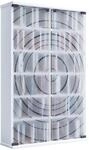 VCM Holz CD DVD Stand Regal | platzsparender CD Schrank mit 2