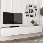 [en.casa] Fernsehschrank Vihti mit 3 Stauf&auml;chern Lowboard 180x31x29,5cm...