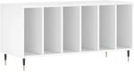vidaXL Plattenschrank Wei&szlig; 100x38x48 cm Holzwerkstoff