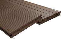 Endorphin&reg; WPC Terrassendielen Komplettset 2-50m&sup2; Braun - Mit Unterkonstruktion &