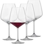 SCHOTT ZWIESEL Burgunder Rotweinglas Tulip 4er Set, bauchige Burgundergl&auml;ser f&uuml;r