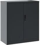 vidaXL Aktenschrank Anthrazit 79x40x90 cm Stahl