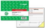 SIGEL SD021 Quittungsblock A6 quer, 2x40 Blatt, selbstdurchschreibend,