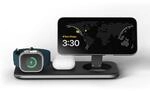SATECHI Qi2 Trio Kabelloses Ladepad, 3-in-1 Wireless Ladestation, Qi2 15W