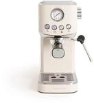 CREATE / THERA CLASSIC COMPACT/Espressomaschine Cremewei&szlig; / 20 bar, Halbautomatik,