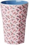 Rice Trinkbecher Melaminbecher aus 100% Melamin A Rose is A Rose Print tall