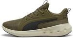 Puma Unisex Adults SOFTRIDE Carson Road Running Shoe, Puma Olive-Puma Black-Desert
