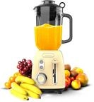 Cecotec Standmixer Retro Power Black Titanium RetroYellow, 1200 W maximale Leistung,