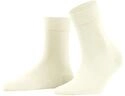 FALKE Damen Socken Fine Softness 50 DEN W So halb-blickdicht einfarbig 1 Paar, Wei&szlig;