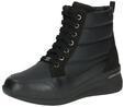 CAPRICE Comfort Damen Sneaker hoch mit F&uuml;tterung mit Schn&uuml;rsenkeln Wasserabweisend,