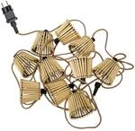 OKINAWA Lichterkette Aussen Jute Kabel L8m Braun New Garden