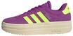 adidas Damen VL Court Bold Shoes, Flash Pink/Lucid Lemon/Silver Metallic, 36 2/3 EU