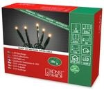 Konstsmide Micro LED Lichterkette, verschwei&szlig;t, 100 bernsteinfarbene Dioden, 24V