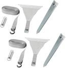 ProPlus 361729 Abspannset Abspannband Set 2x4,8M mit Kederbefestigung f&uuml;r