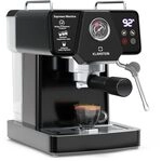 Klarstein Libeica Siebträgermaschine Mit Mahlwerk – 19 Bar, 1.350 W, Edelstahl, Klarstein Libeica Siebträgermaschine Mit Mahlwerk – 19 Bar, 1.350 W, Edelstahl,