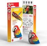 EUGY 650023 Papagei, 3D Tier-Puzzle f&uuml;r Kinder und Erwachsene zum Zusammenbauen, DIY