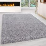 Ayyildiz Teppich-Hochflor Shaggy Teppich Uni einfarbig Wohnzimmer Flauschig
